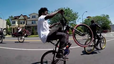 wheelie pedal bike