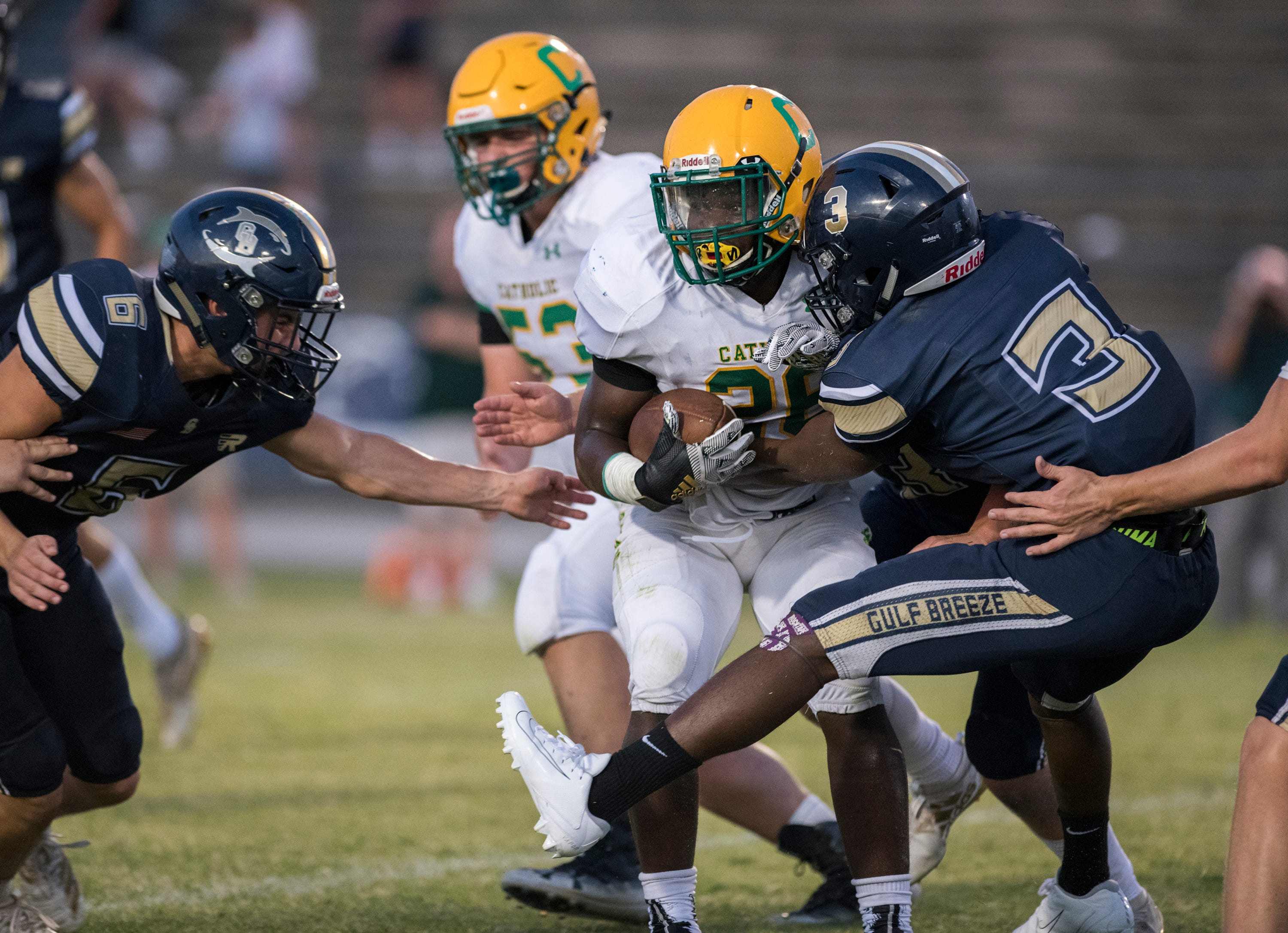 PHOTOS: Catholic Vs Gulf Breeze Football Action