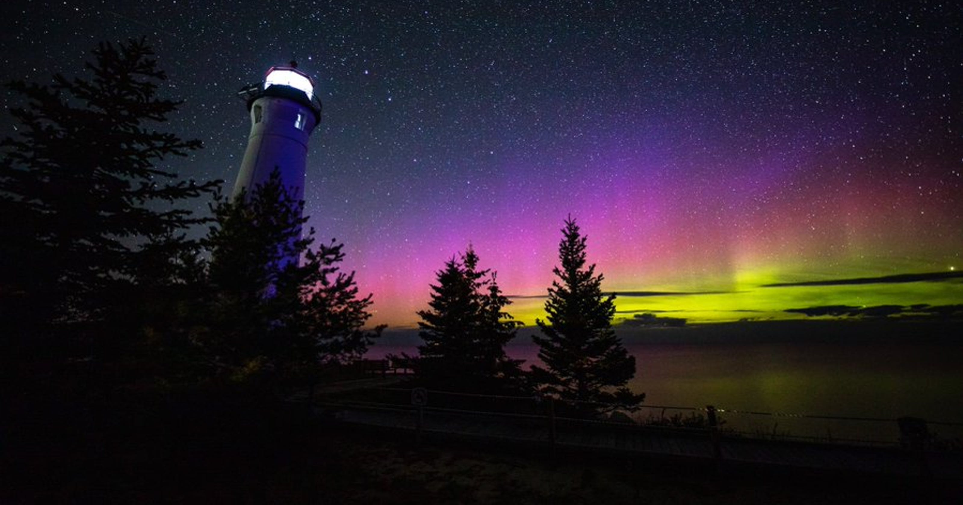 Northern lights in northern Michigan, U.P. Photos of aurora borealis