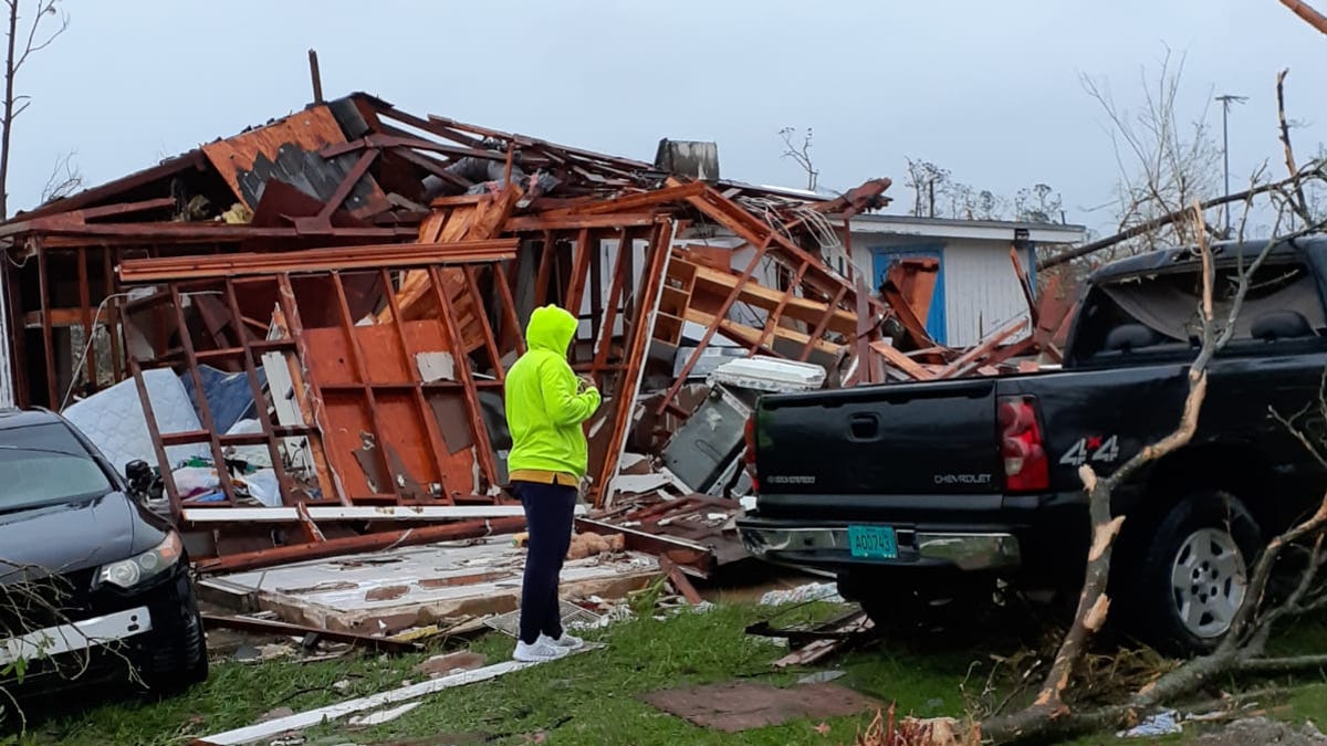 View images from the Spring City, a town located in the Abaco Islands in the Bahamas. Spring City, located five miles south of Marsh Harbor Airport, was flattened by Hurricane Dorian on Sunday and Monday. These photos were taken by Spring City resident Brandisha Adderley, who lives in Spring City with her grandmother Monica Adderley. "We are all OK physically," Brandisha said. "Still winds and rain. Major flooding. Not a dry place to lay."