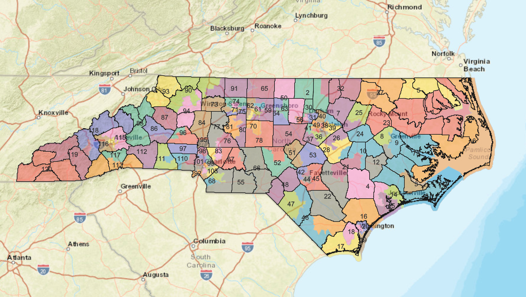 NC gerrymandering case: Trial court rejects GOP redistricting maps