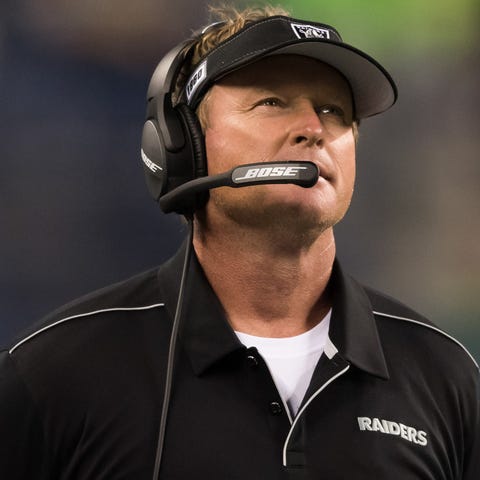 Jon Gruden has 12 rookies on his 53-man regular-se