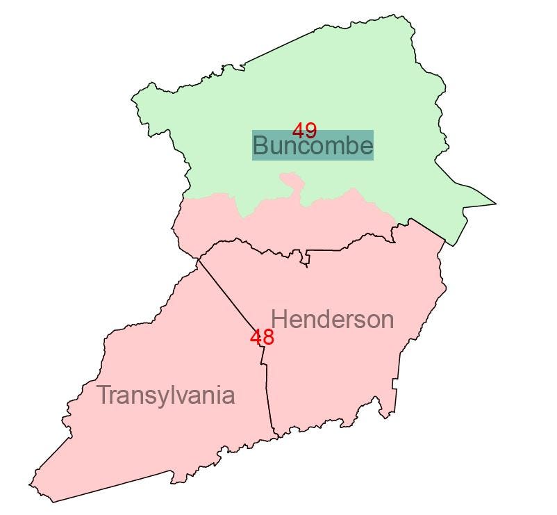 NC Legislators Redraw Maps: How New Districts Could Affect Buncombe