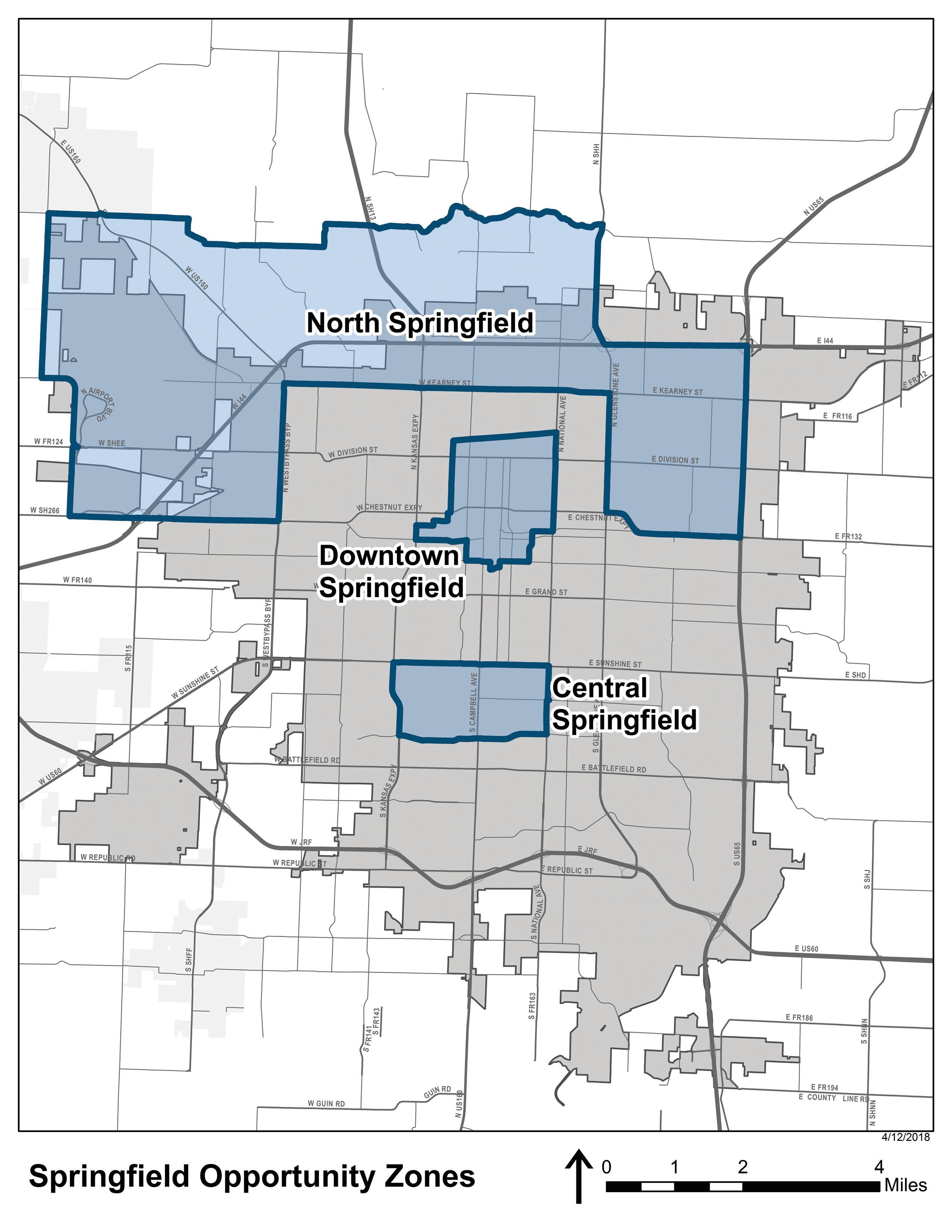 Springfield Mo Zoning Map Downtown Springfield To Get New $50 Million Apartment Complex