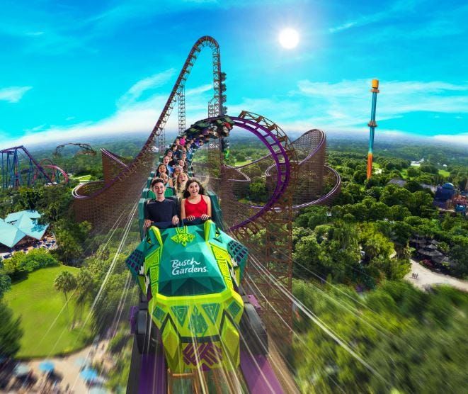 North America's Tallest, Fastest Roller Coaster Heads To Busch Gardens