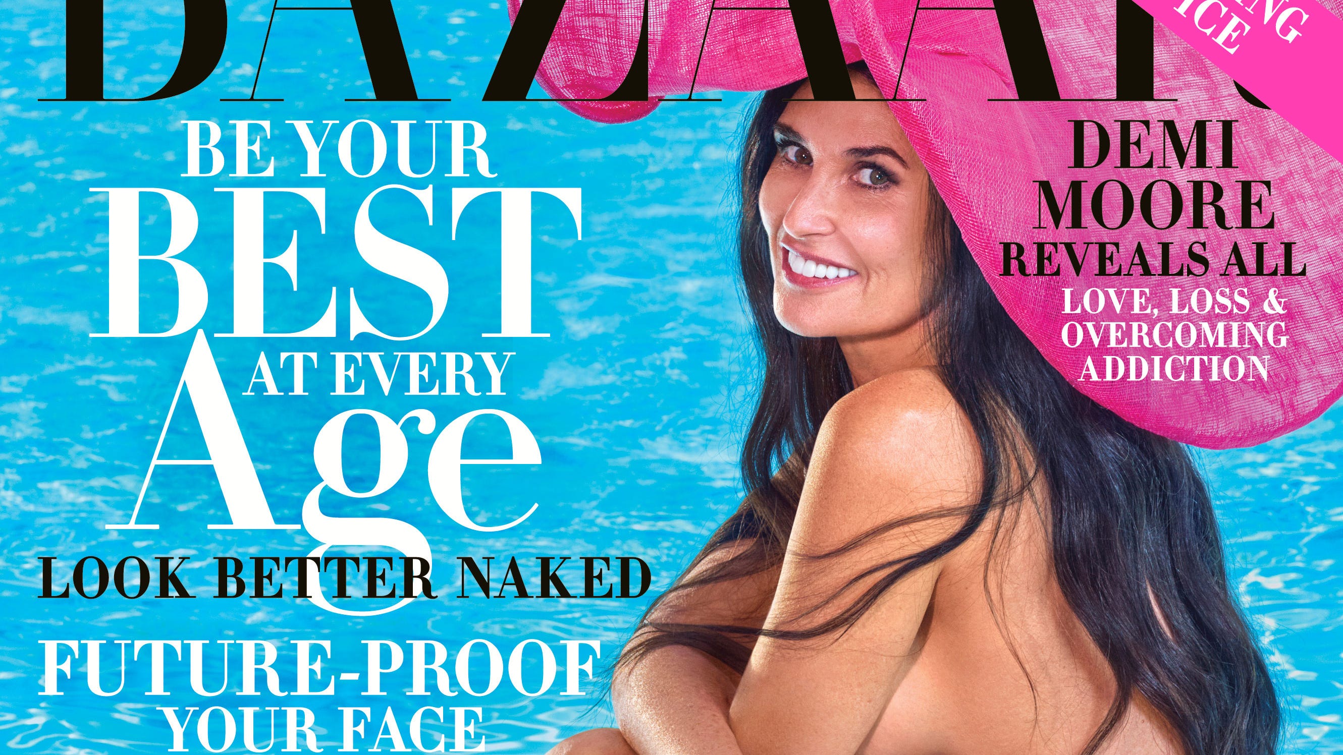 Demi Moore Blowjob Porn - Demi Moore strips on Harper's Bazaar cover, talks miscarriage, sobriety