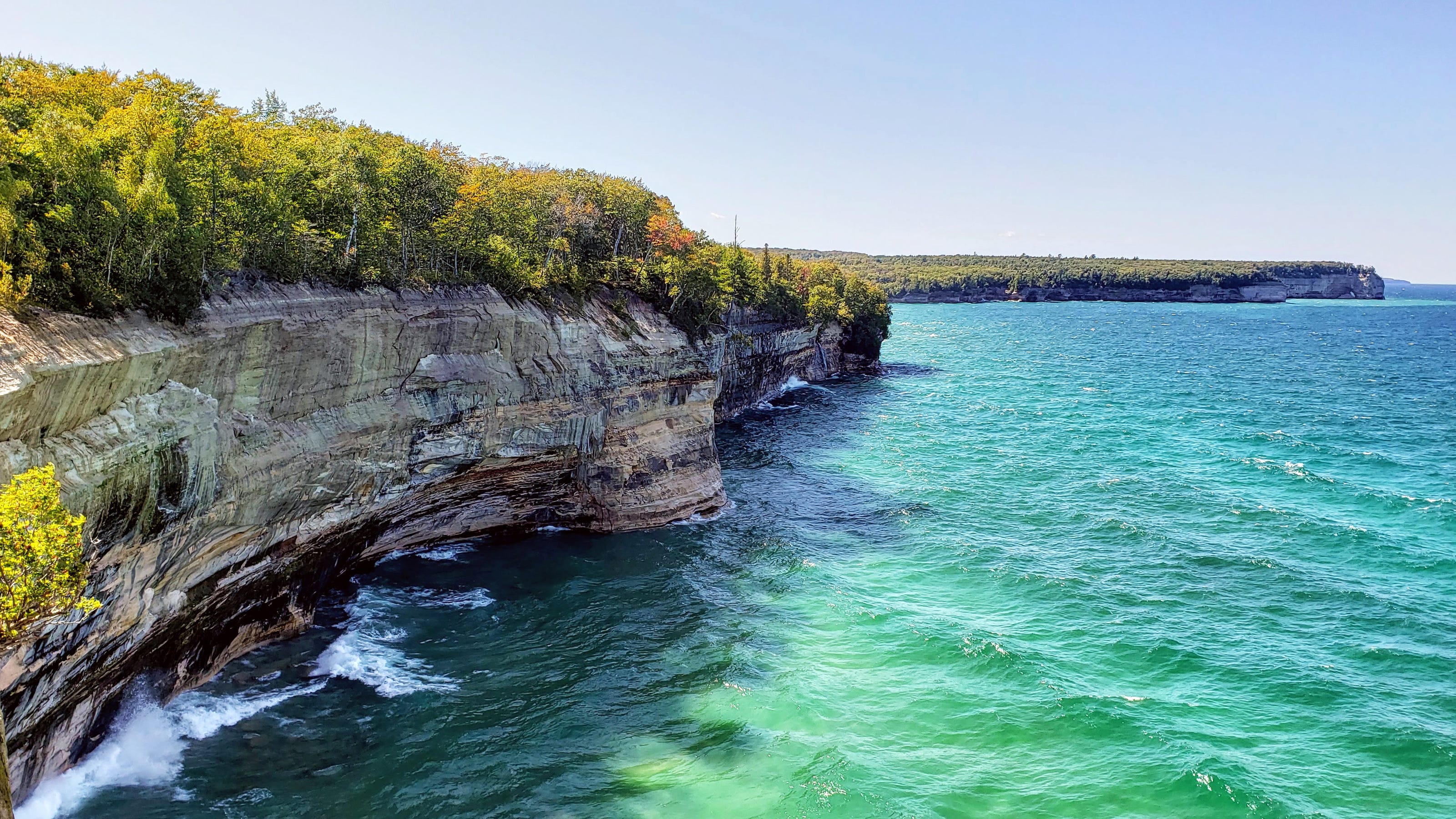 Backpacking in Pictured Rocks along Lake Superior delivers views of