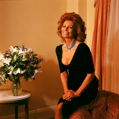 1999 portrait of Sophia Loren.