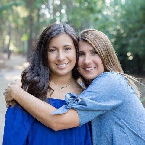 Susan Wind, right, and daughter Taylor in  Mooresv