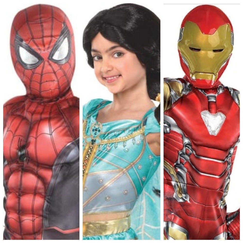kids character costumes