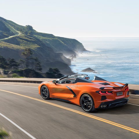 2020 Chevrolet Corvette Stingray convertible's pow