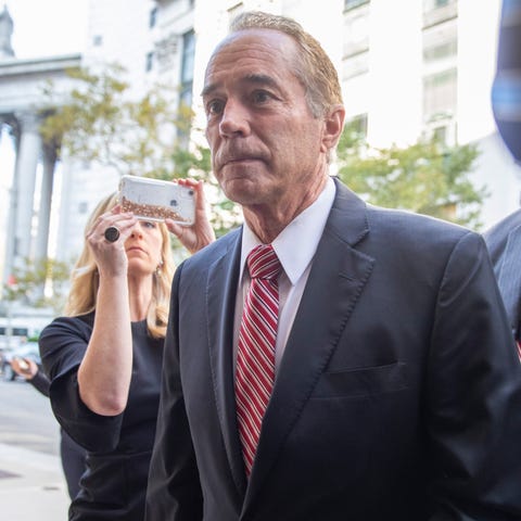 Former U.S. Rep. Chris Collins arrives at Federal 