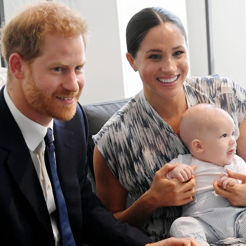 Prince Harry, Duchess Meghanand their baby son Arc