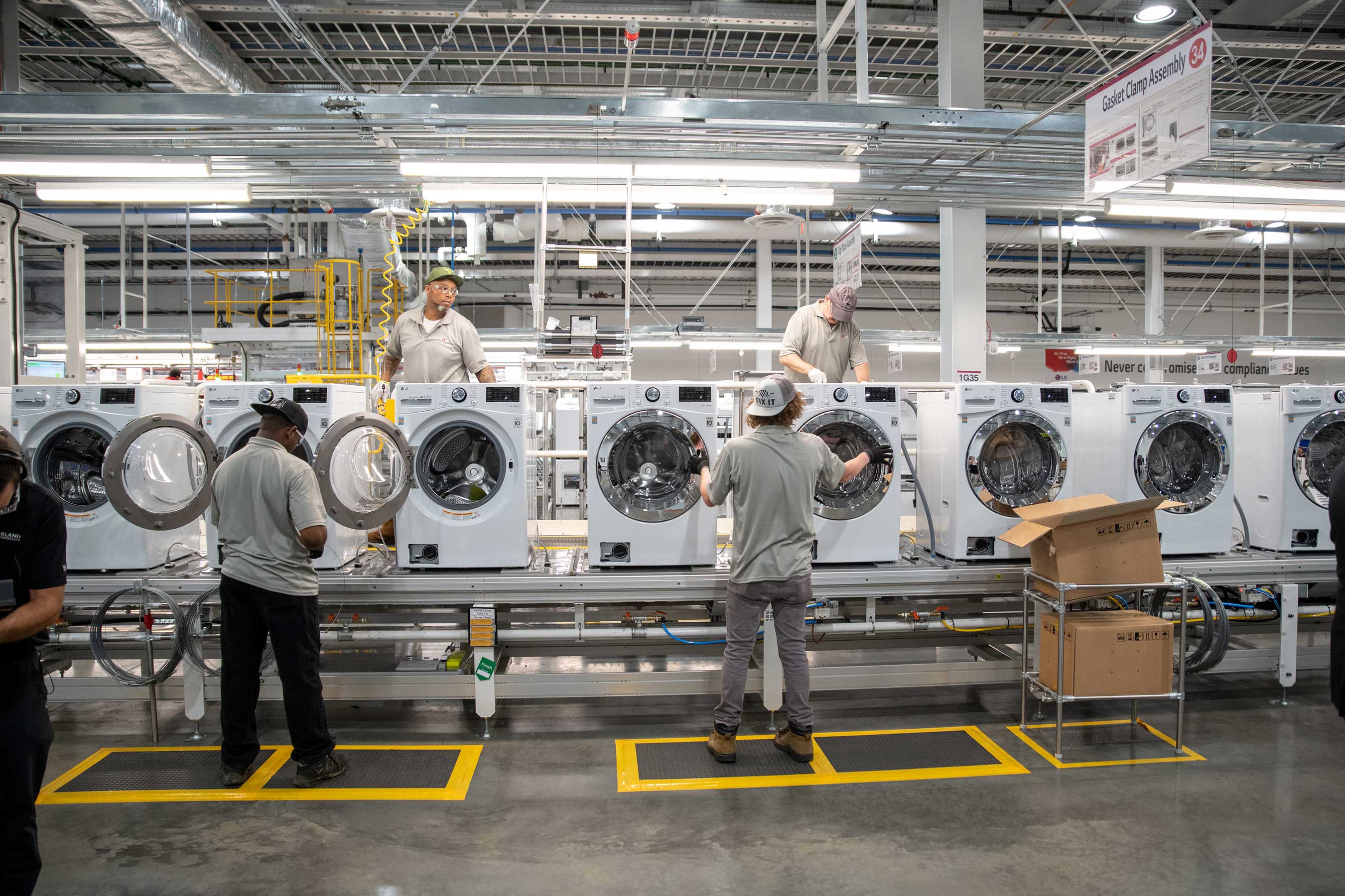 where are lg washers and dryers manufactured