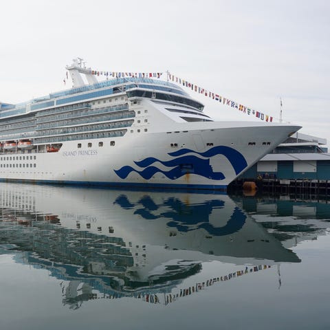 Built in 2003, Princess Cruises 92,822 gross ton, 