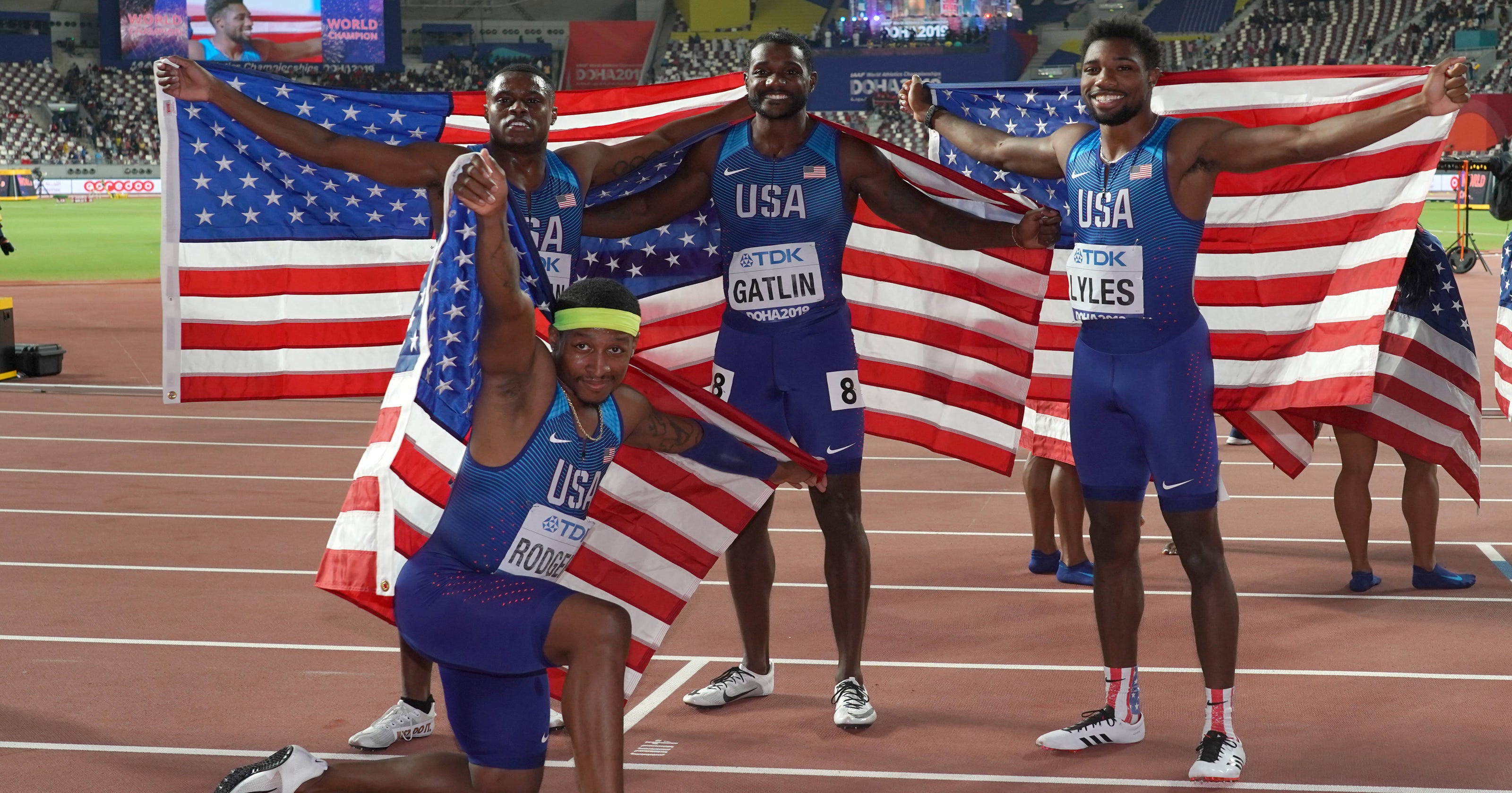 Stunning images from the world track and field championships in Qatar