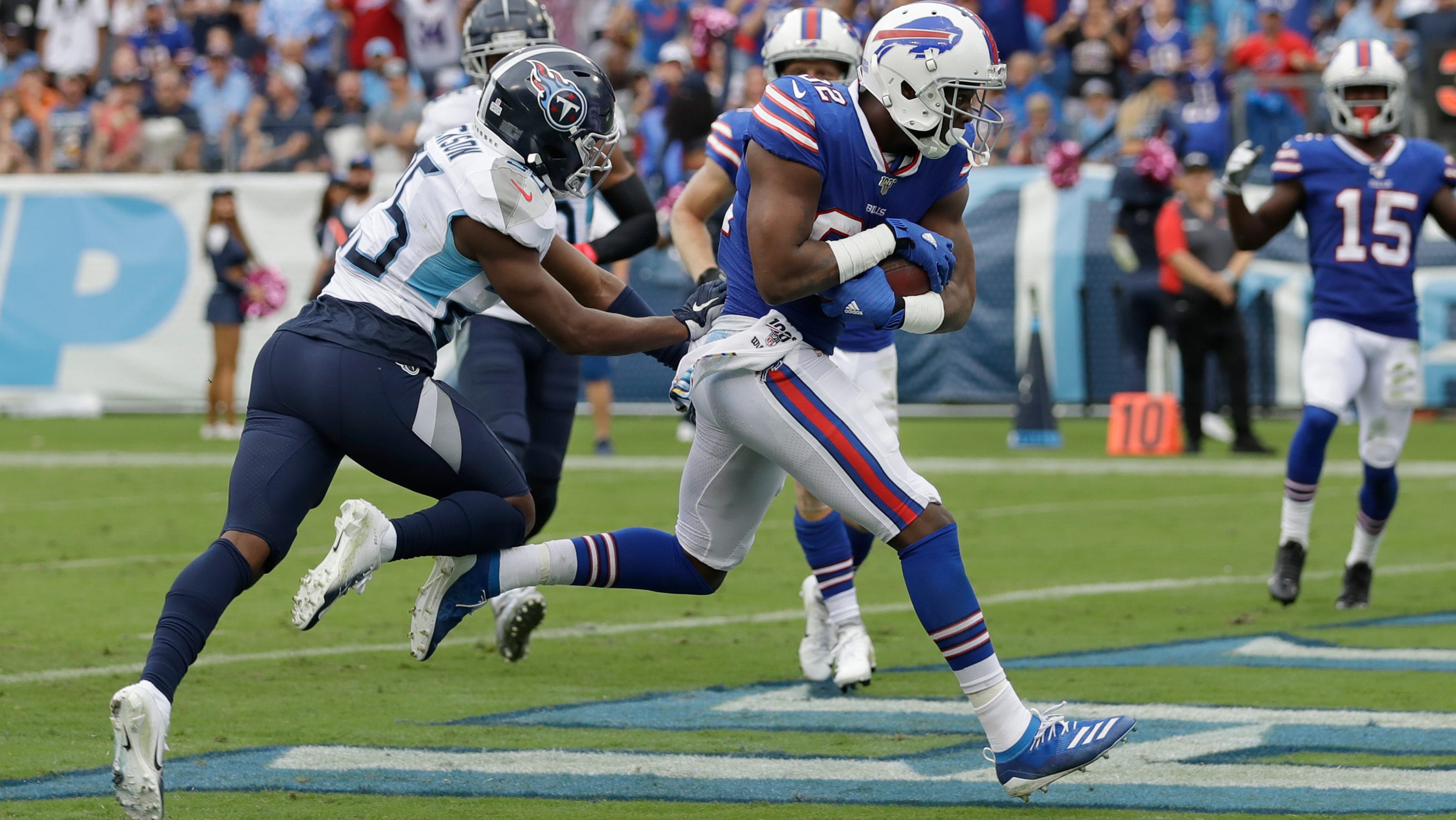 Bills vs. Titans Buffalo bounces back by hammering Tennessee