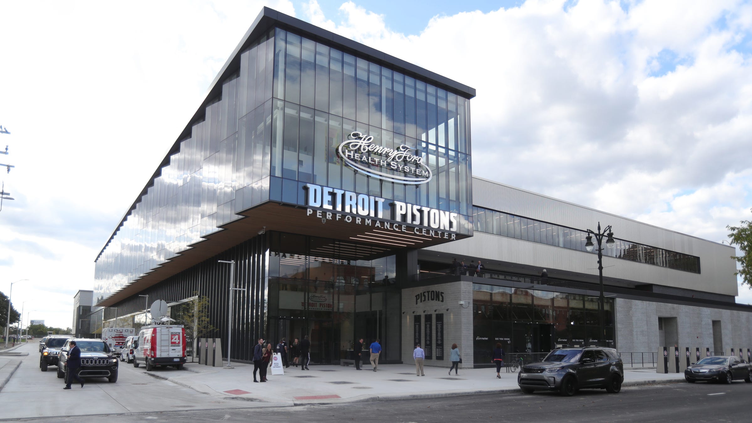 Detroit Pistons' headquarters practice facility to all