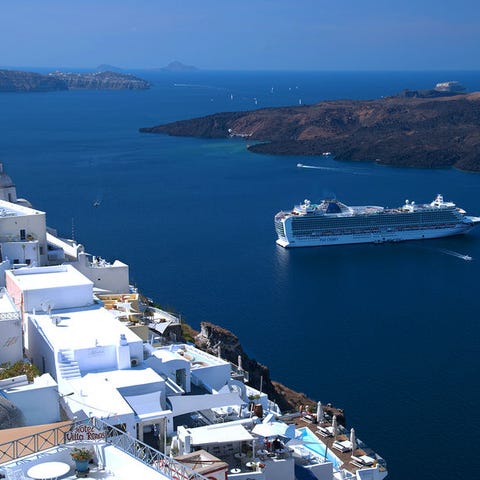 A cruise ship offers memorably fantastic views of 