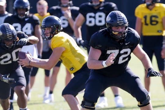 Purdue Starting Offensive Line Comes Into Focus Against Maryland