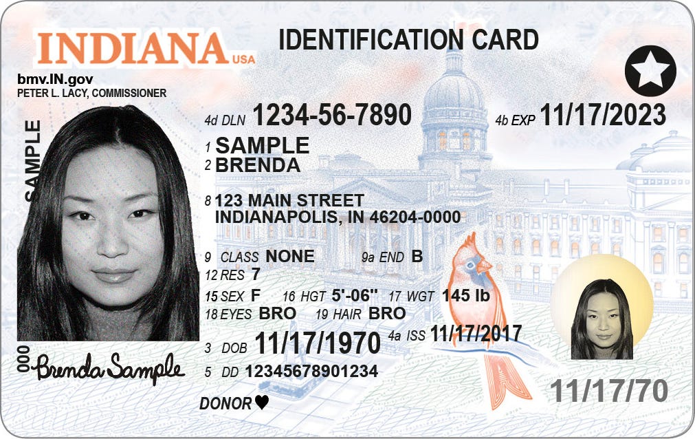 different types of licenses in indiana