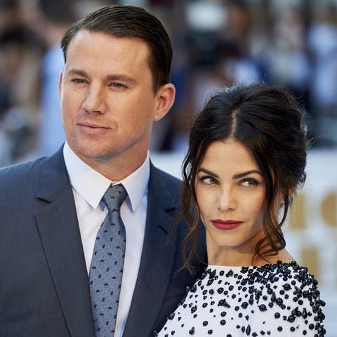 Channing Tatum and Jenna Dewan in London in 2015.