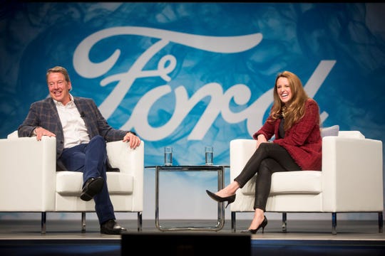 Ford Motor Co. Executive Chairman Bill Ford sat for a fireside chat with his daughter, Alexandra Ford English, to celebrate his 40th anniversary with Ford.