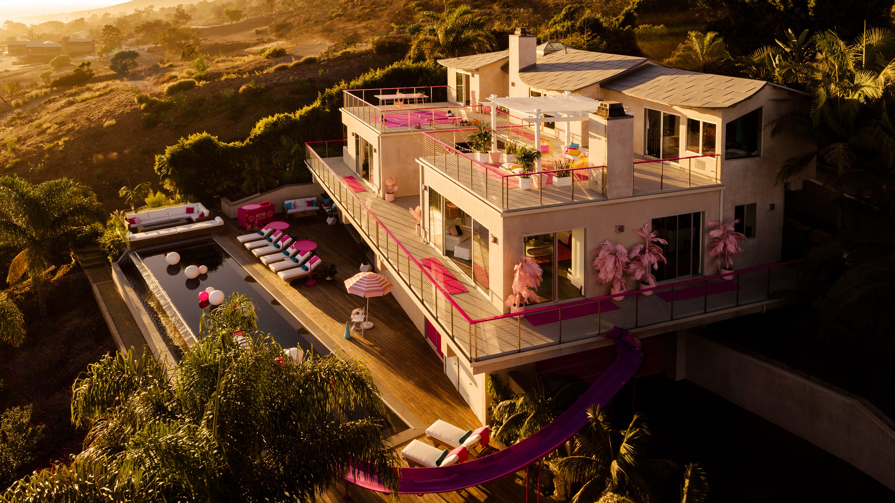 Barbie unveils reallife, hot pink Dreamhouse mansion on Airbnb