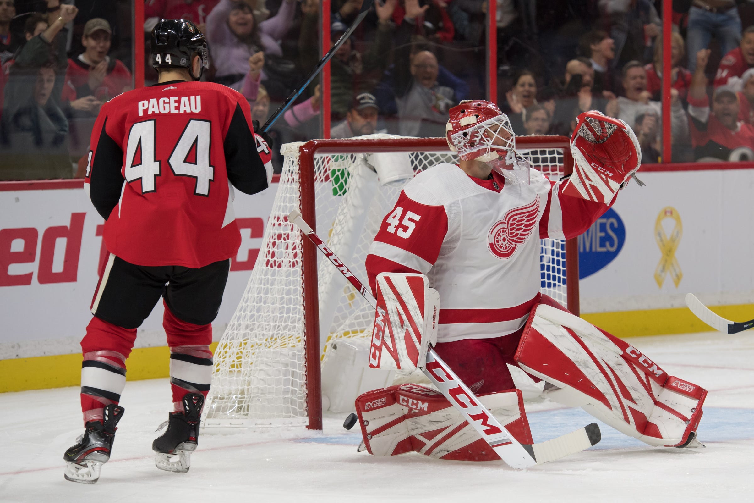 Detroit Red Wings Lose 6th Straight, Falling 5-2 To Ottawa Senators ...