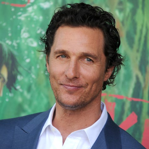 Matthew McConaughey arrives at the premiere of Foc