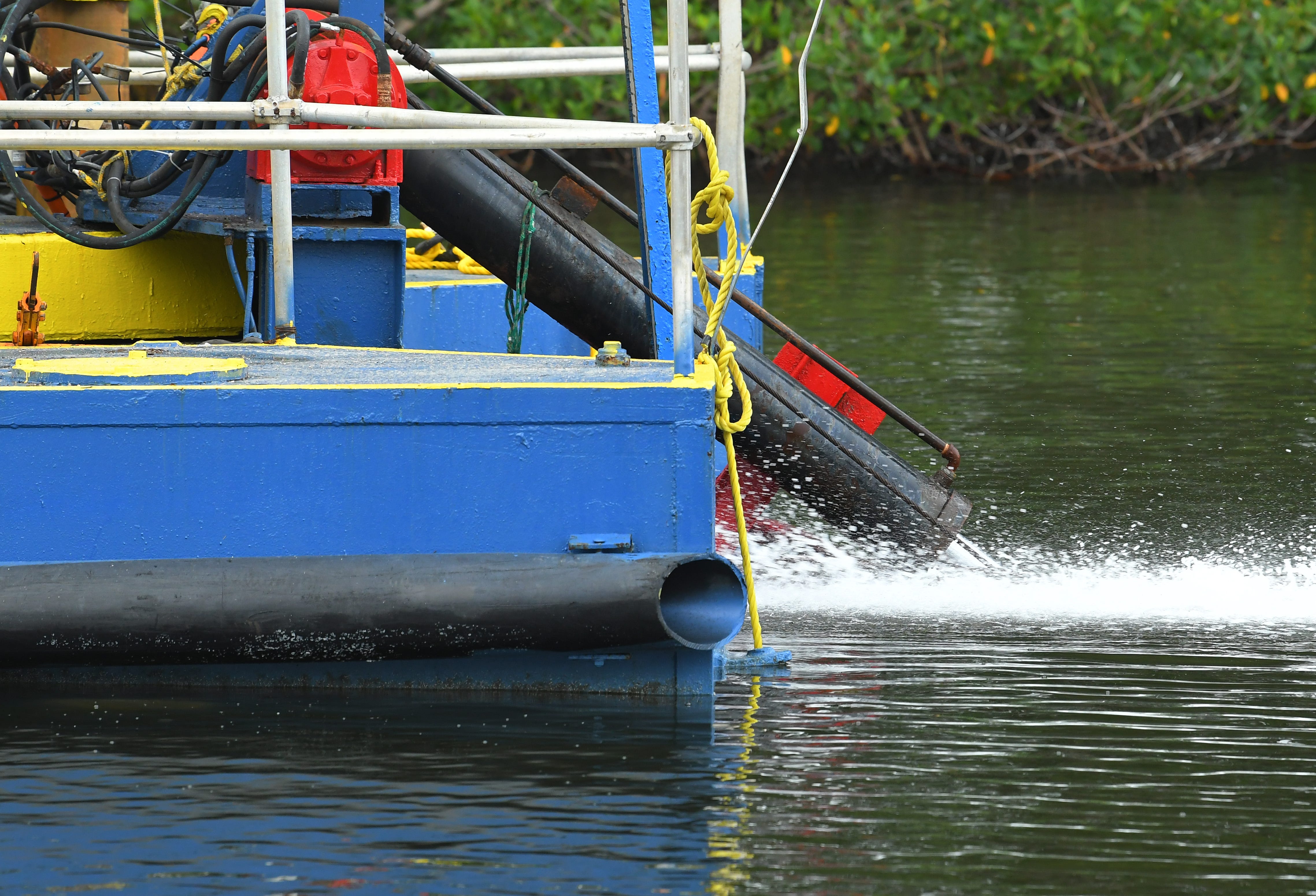 what is river dredging