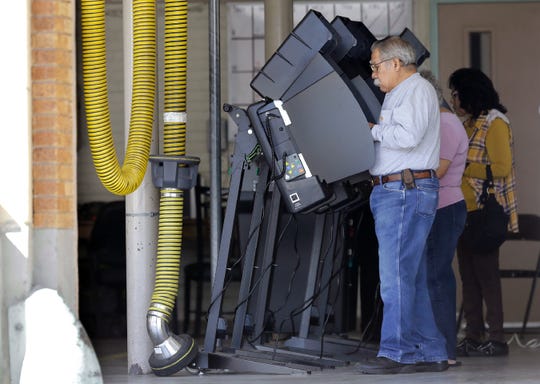 El Pasoans vote Tuesday, Nov. 5, 2019, at Fire Station No. 3 on Rio Grande Avenue in Central El Paso.