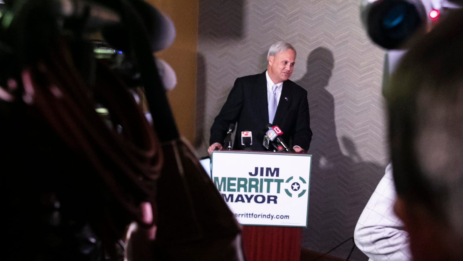 Indianapolis mayoral race Jim Merritt speaks after Joe Hogsett win