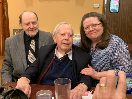 Dr. George Cameron at his retirement party from Cameron Animal Hospital, which is father opened in 1936. November 3, 2019.