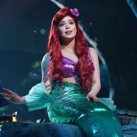 Auli'i Cravalho as Ariel in "The Little Mermaid Li