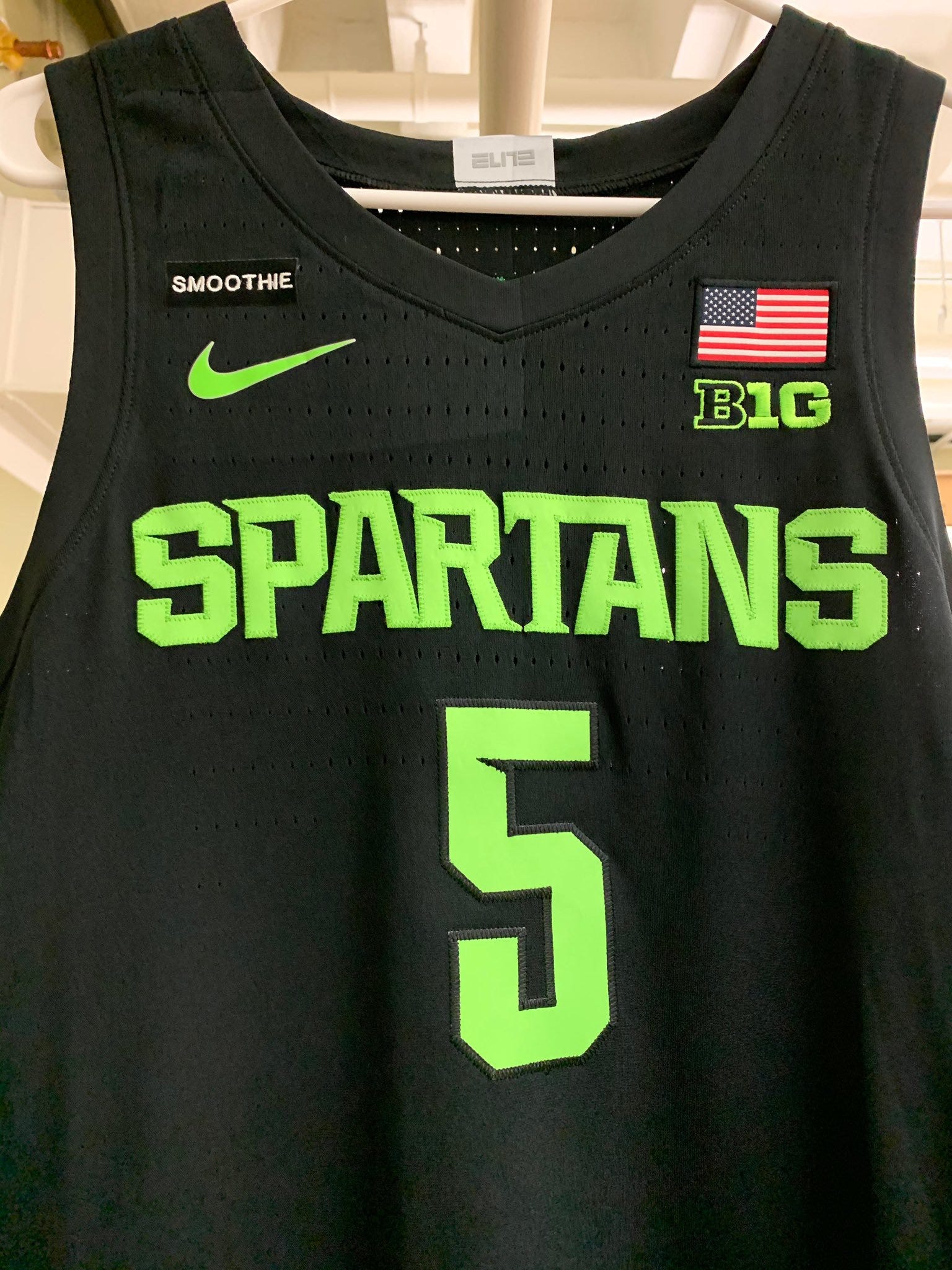 michigan state basketball jersey 2019