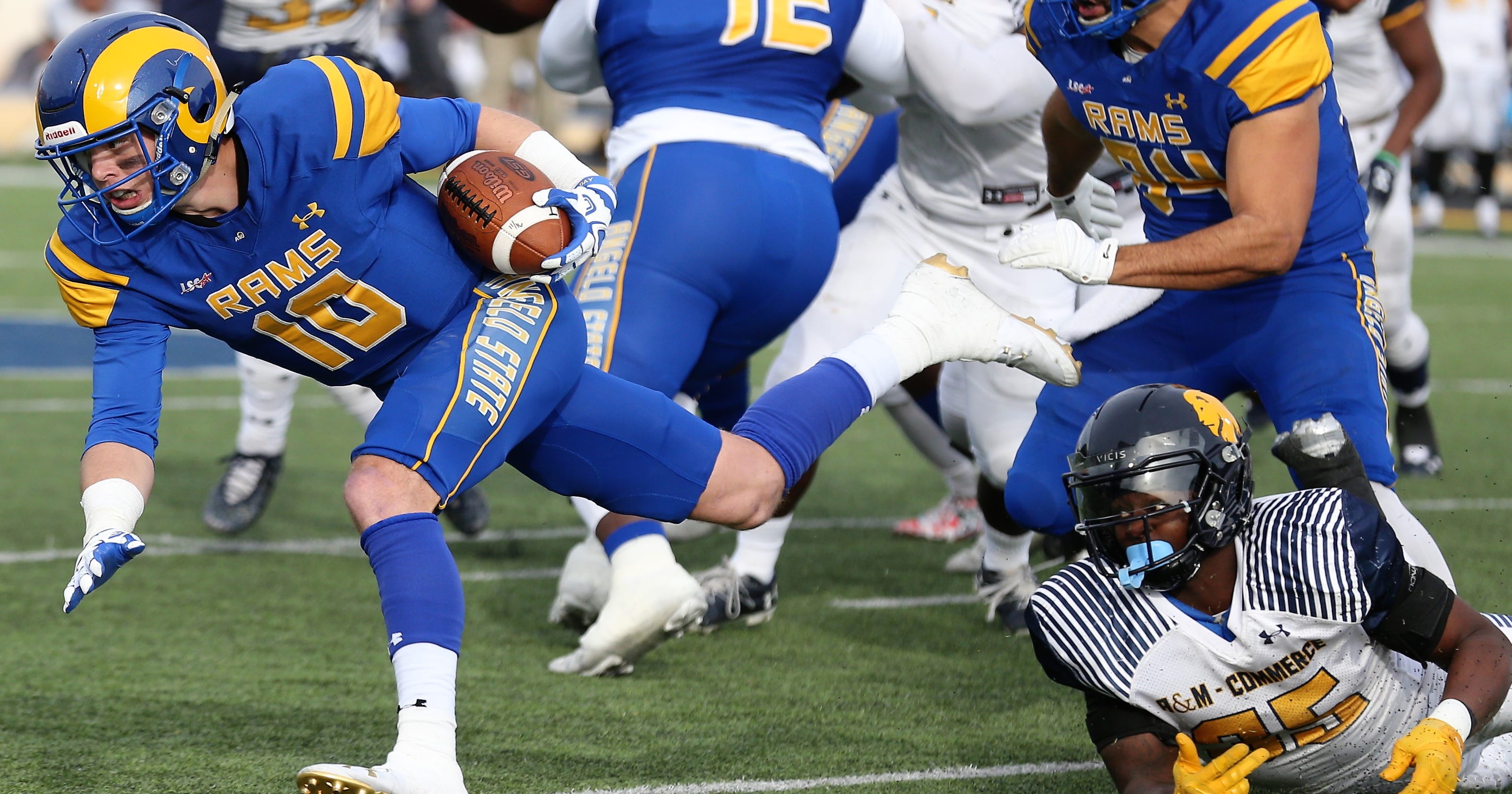 Angelo State football team's playoff hopes end in loss to Commerce