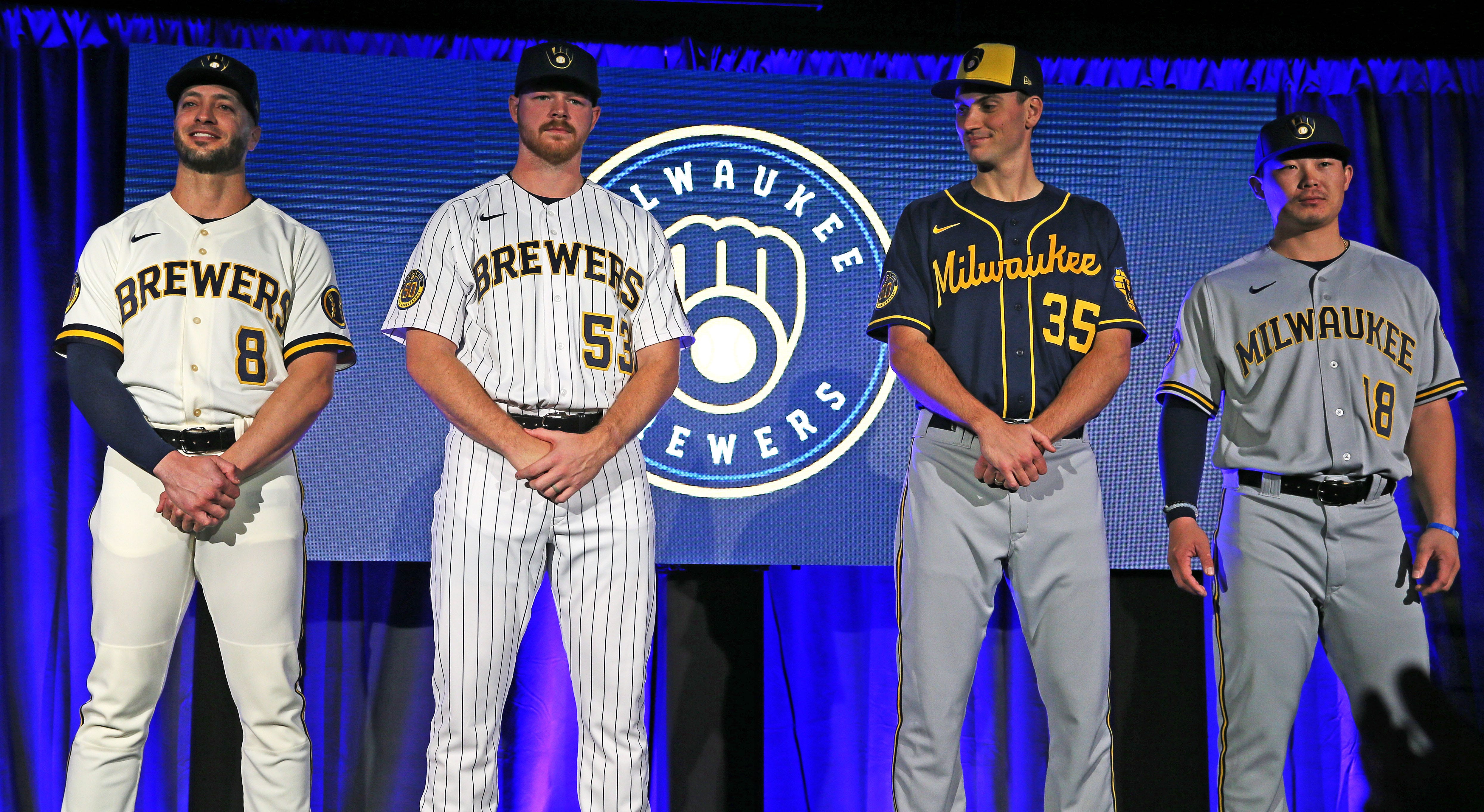 brewers all white uniforms