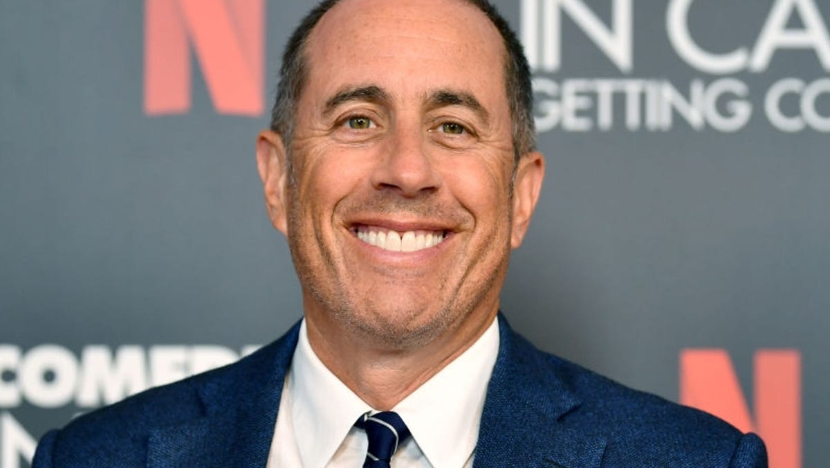 Jerry Seinfeld joked sending daughter Sasha off to college was like saying goodbye to a toothy alligator that had outgrown its bath tub home.