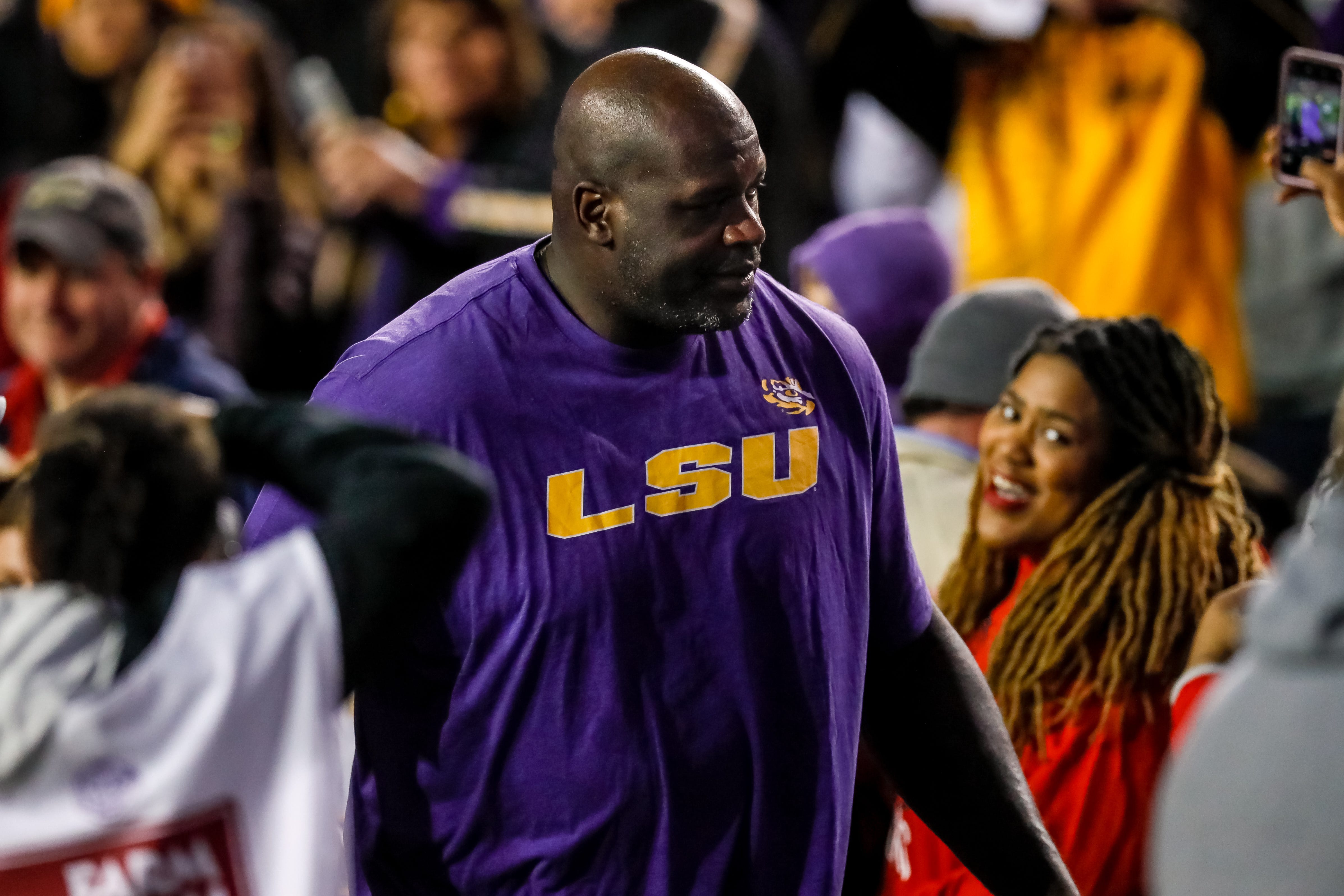 Shaq at Texas Tech Raider alley concert, videos to get you hyped