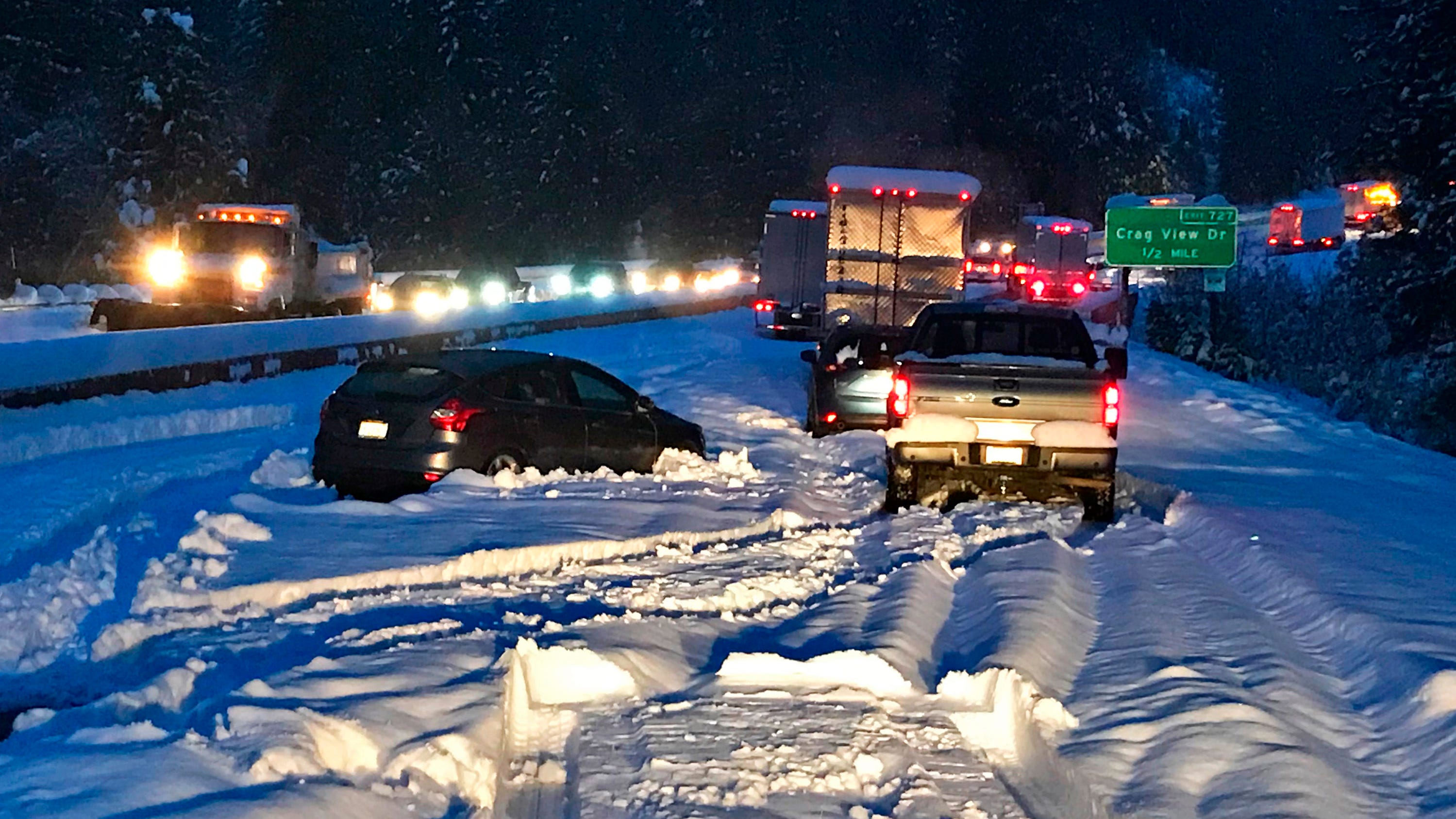 California weather Atmospheric river dumps rain, snow into Arizona