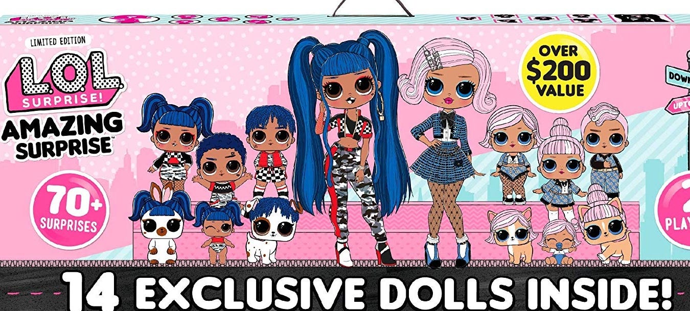 all the lol dolls in the world