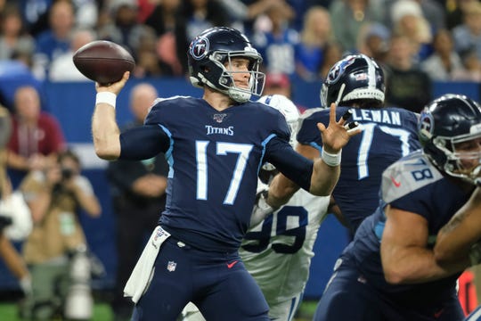 Tennessee Titans Keep Winning With Big Springs Tannehill At Qb