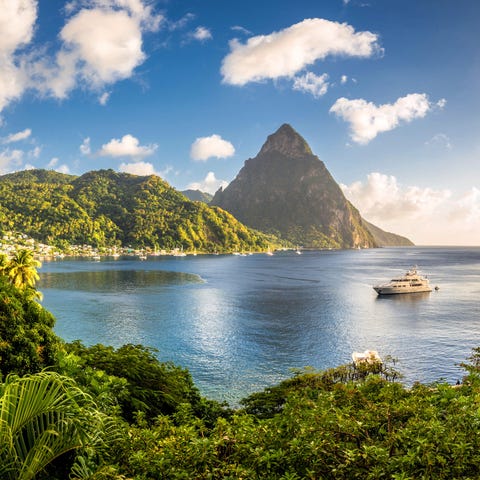 If you're headed for St. Lucia, pack your hiking b