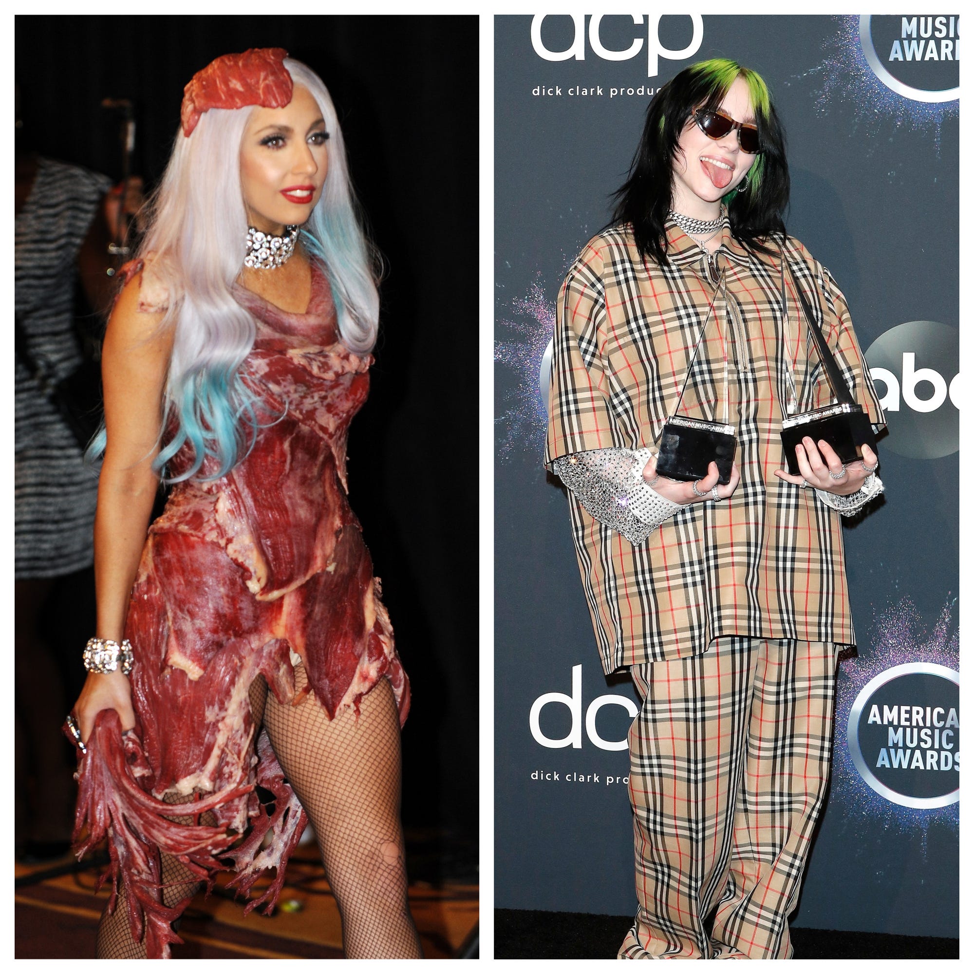 Billie Eilish Takes Heat For Shading Lady Gaga S Iconic Meat Dress - meat city roblox