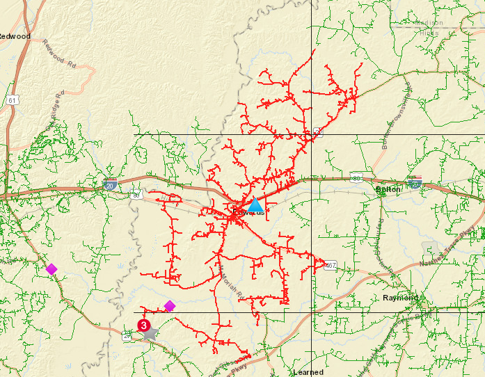 entergy mississippi power outage map Power Outages In Mississippi Following Tornadoes Entergy entergy mississippi power outage map