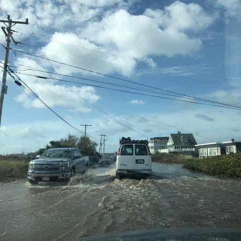 Surf Drive, a coastal road in Falmouth, Massachuse