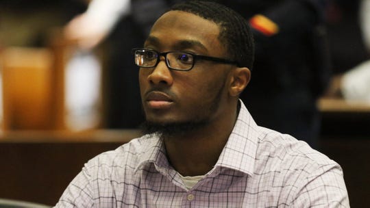 A guilty verdict in the murder trial of Khalil Wheeler-Weaver on December 19, 2019 in the Essex County Courthouse in Newark, NJ in the deaths of three women and the assault of a fourth.