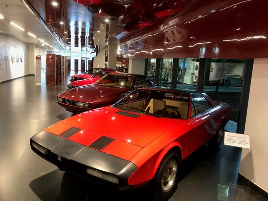 The history of one of the automotive industry's most storied car brands is on display at the Alfa Romeo Museum in the Milan area of northern Italy. These images were taken during a tour of the museum ahead of Fiat Chrysler Automobiles' Capital Markets Day in June 2018. 