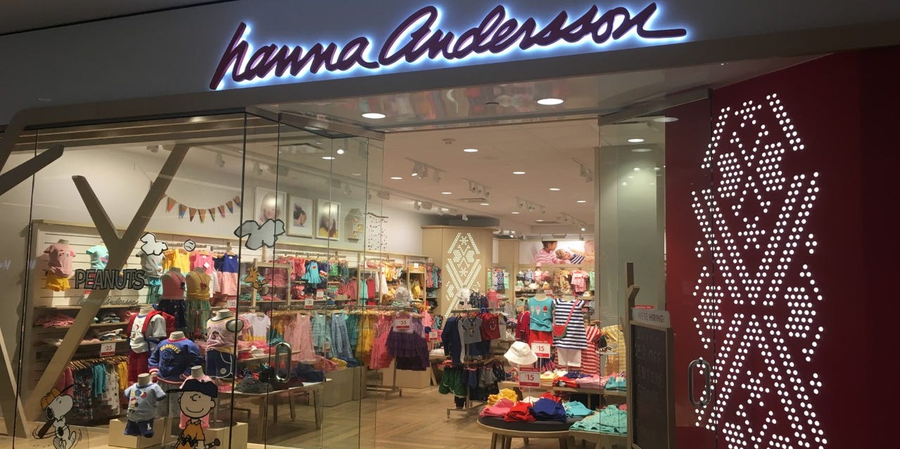 Children's clothing retailer Hanna Andersson is closing at Mayfair